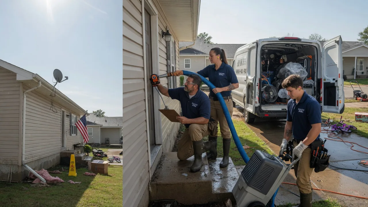 Ceiling Water Damage Restoration in Grovespring, MO near me